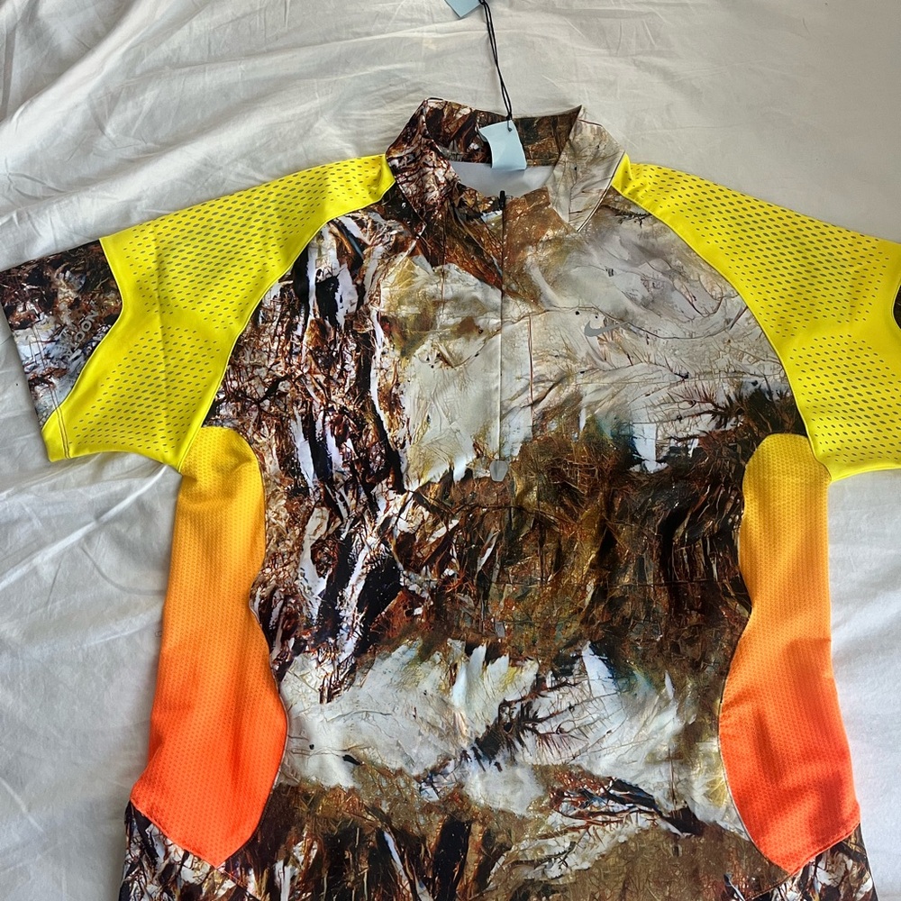 Nocta Camo and Neon Cycling Jersey Nike